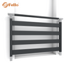 Balustrada francuska Classic 4 RAL – wstawki ze stali nierdzewnej