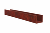 Ceownik aluminiowy 30x15x2 R0,5 - Imitacja corten