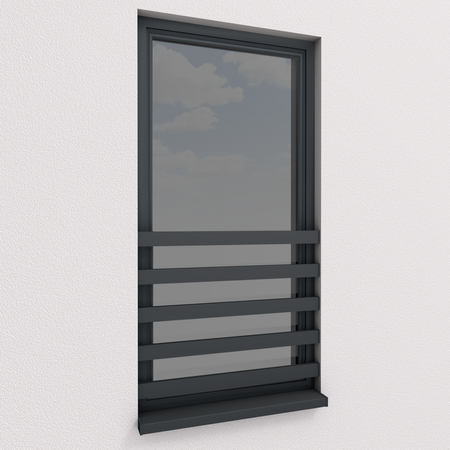 Balustrada francuska AluSlim RAL 7016 MAT – ekspresowa wysyłka