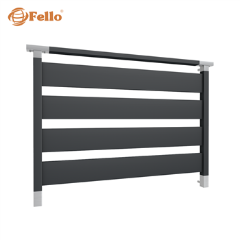 Balustrada francuska SIMPLE RAL – wstawki ze stali nierdzewnej