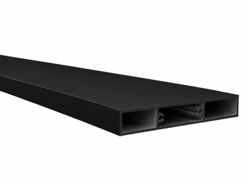 Profil aluminiowy 100x20x1,5 R0,5 z przegrodą - RAL