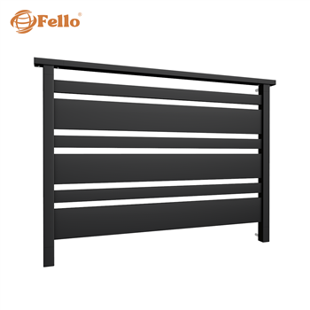 Balustrada francuska SIMPLE Mix RAL – malowana w całości