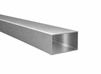Profil aluminiowy 80x50x2 R0,5 - Surowy