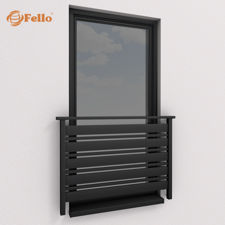 Balustrada francuska Classic MIX RAL – malowana w całości