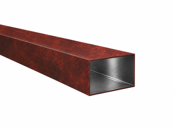 Profil aluminiowy 40x30x2 R0,5 - Imitacja corten