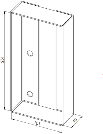 Ozdobny uchwyt montażowy do belek RAL