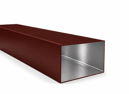 Profil aluminiowy 150x100x3 R0,5 - Imitacja drewna