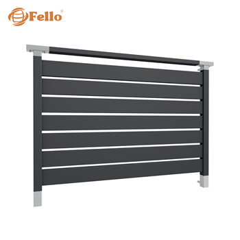 Balustrada francuska Classic 7 RAL – wstawki ze stali nierdzewnej