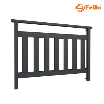 Balustrada francuska AluVert RAL - malowana w całości