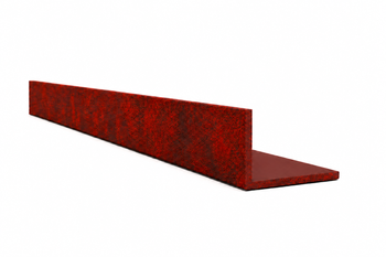 Kątownik aluminiowy 40x40x2 R0,5 - Imitacja corten