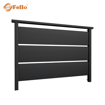 Balustrada francuska Solid MAX RAL – malowana w całości