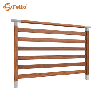 Balustrada francuska Fusion Imitacja drewna