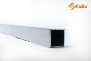 Profil aluminiowy 50x50x2 R0,5 - Imitacja corten