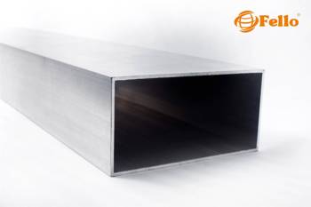 Profil aluminiowy 100x50x2 R0,5 - Imitacja drewna